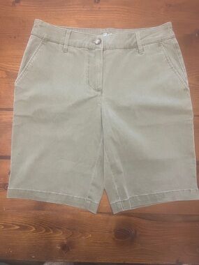 Tommy Bahama Light Olive Green Bermuda Shorts